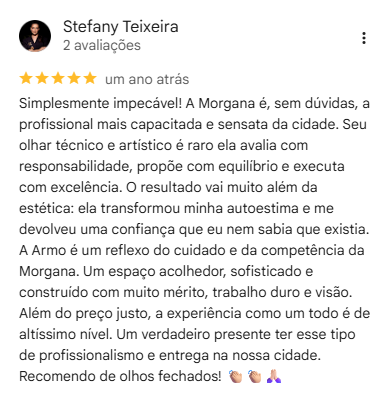 Avaliação Google Armo Clínica
