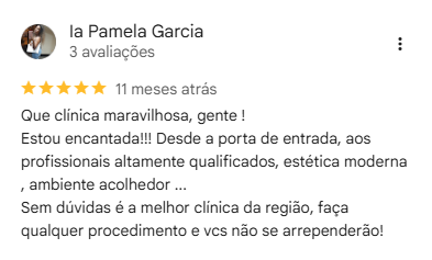 Avaliação Google Armo Clínica