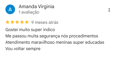 Avaliação Google Armo Clínica