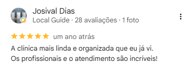 Avaliação Google Armo Clínica